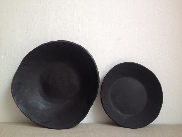 Two mat bowls