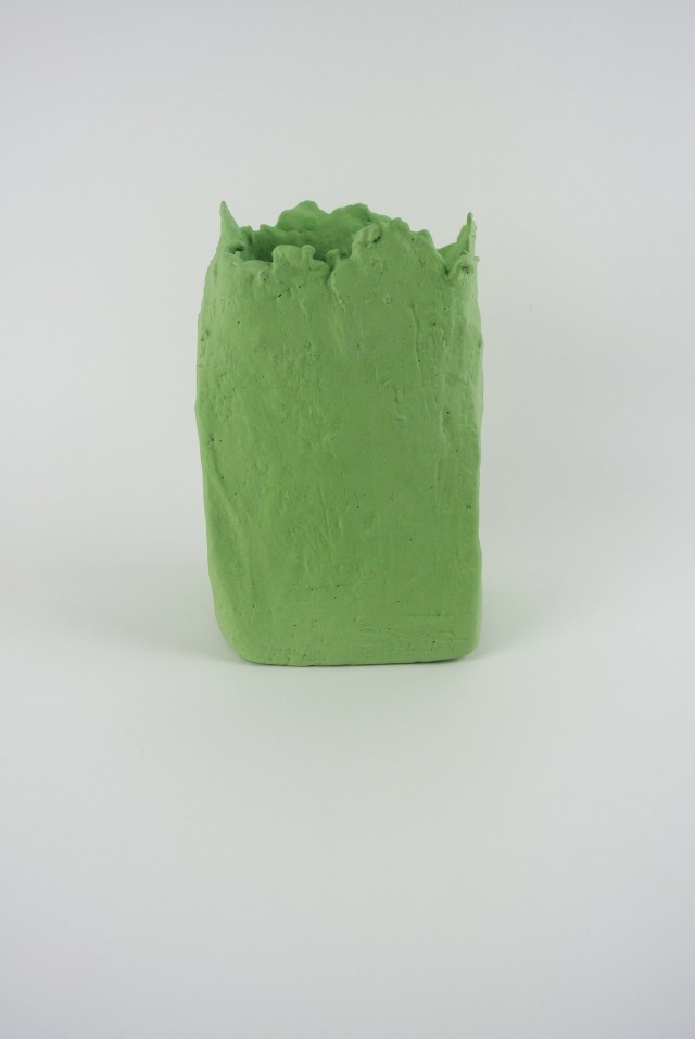 GREEN VASE FRONT